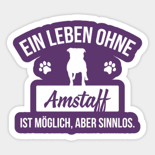 Amstaff Sticker